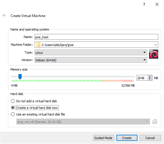 Creating the pxe-host VM